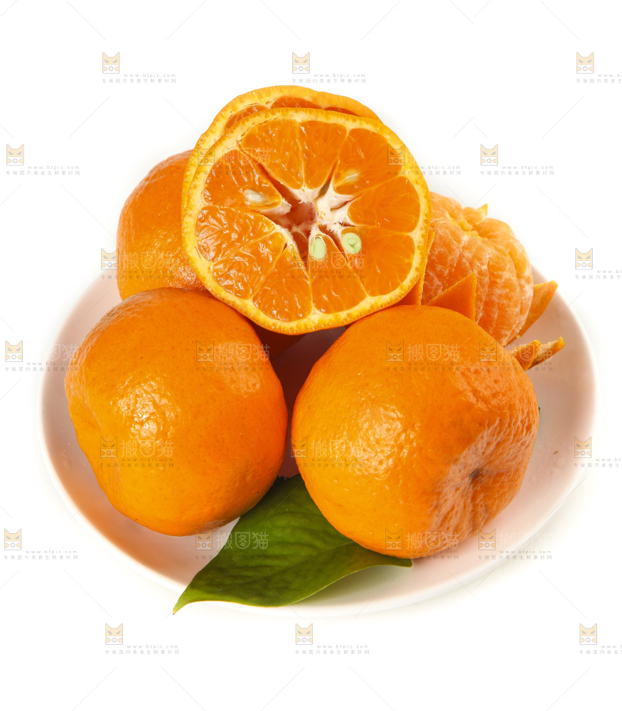 盘子里装着永春芦柑