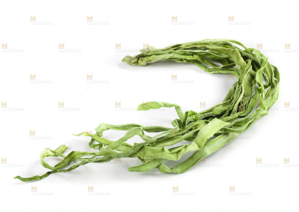 白底上的贡菜