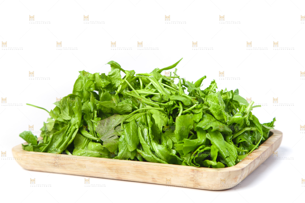 白底上的地菜