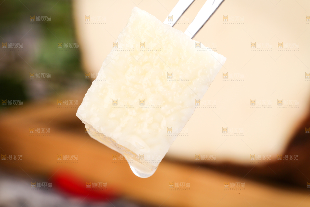 叉子上叉着金秤砣山药