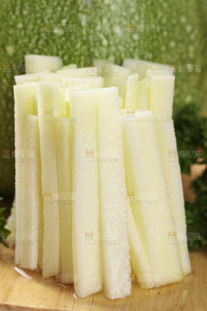 深底上的小南瓜果肉