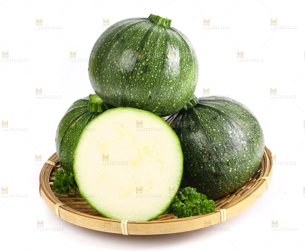 篮子里的花皮小南瓜