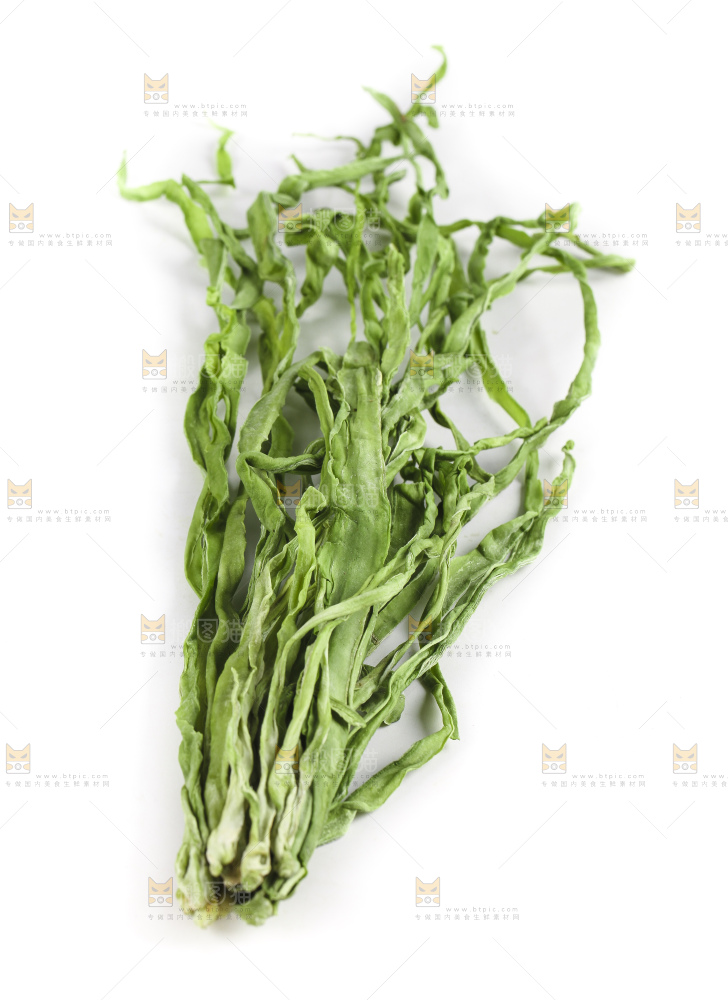 白底上的贡菜