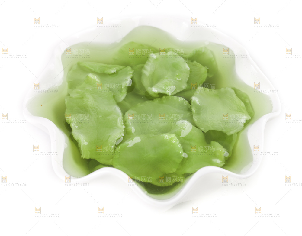 碗里泡着莴笋干