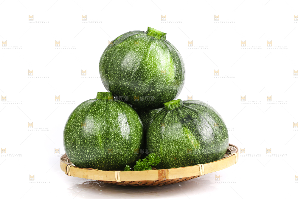 篮子里的花皮小南瓜