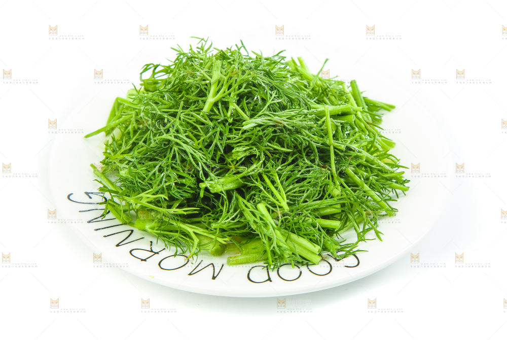白底上放着小茴香