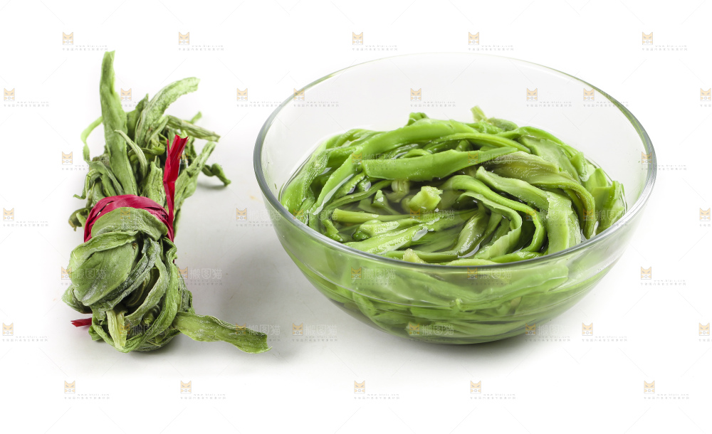 碗里装着涡阳贡菜
