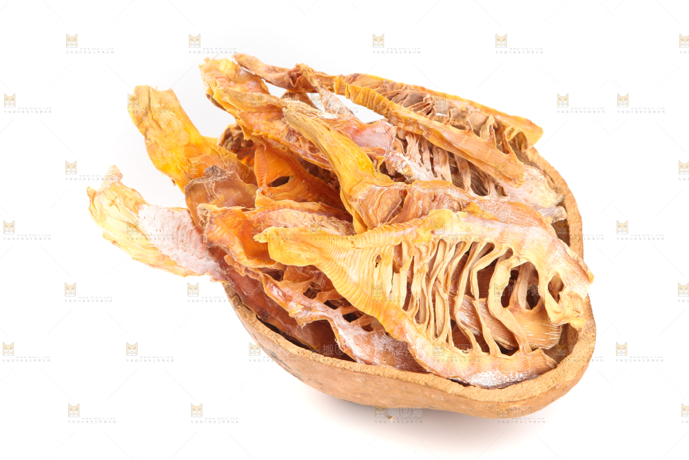 白底上的冬笋片