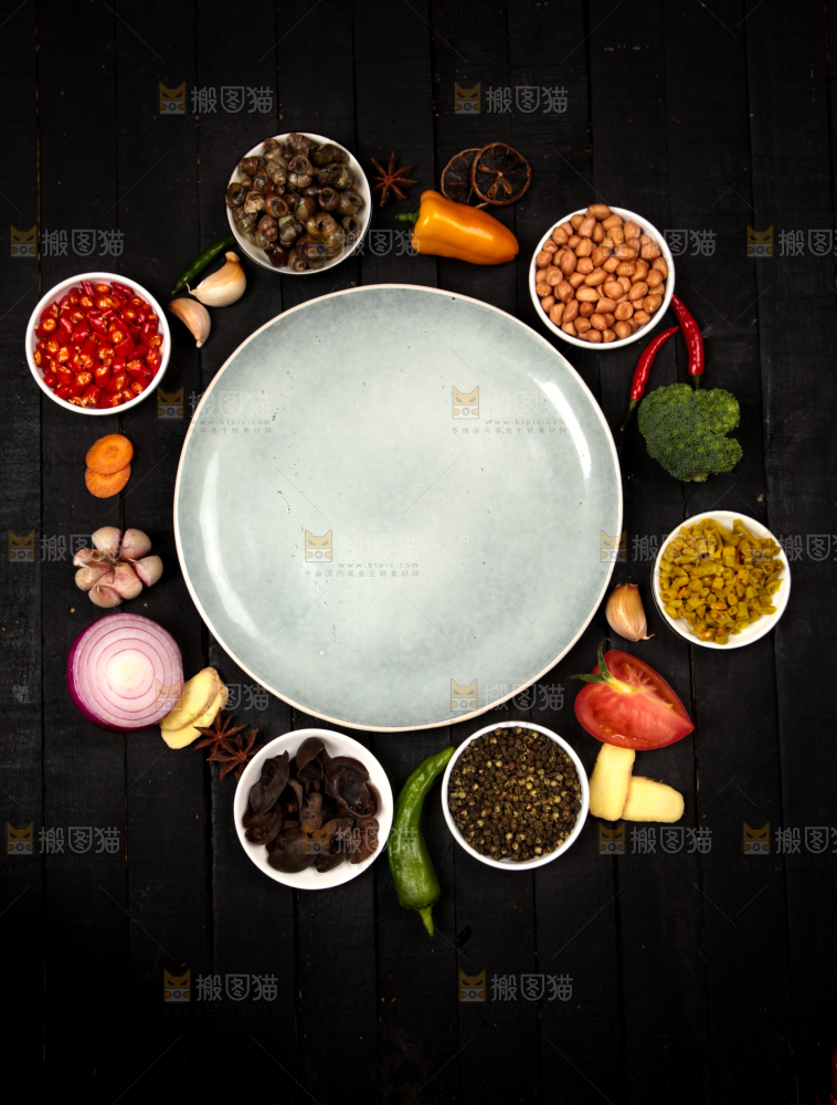 食材背景纹理