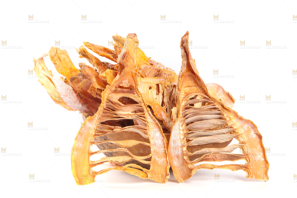 白底上的冬笋片