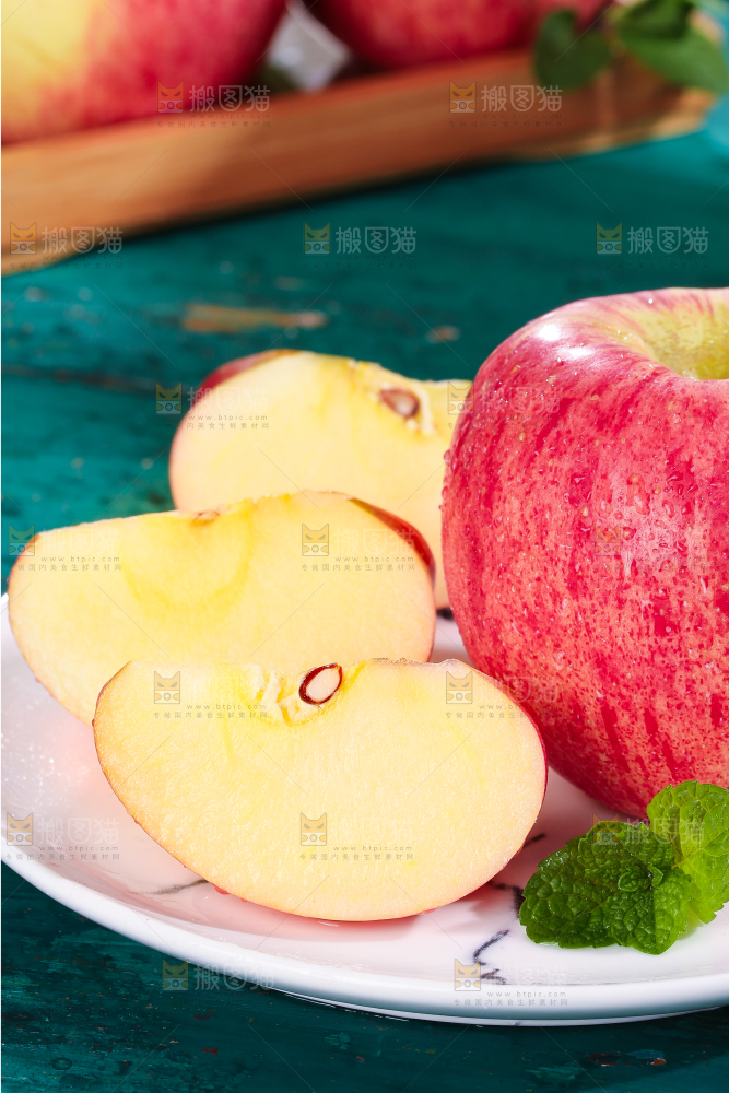 盘子里的陕西红富士