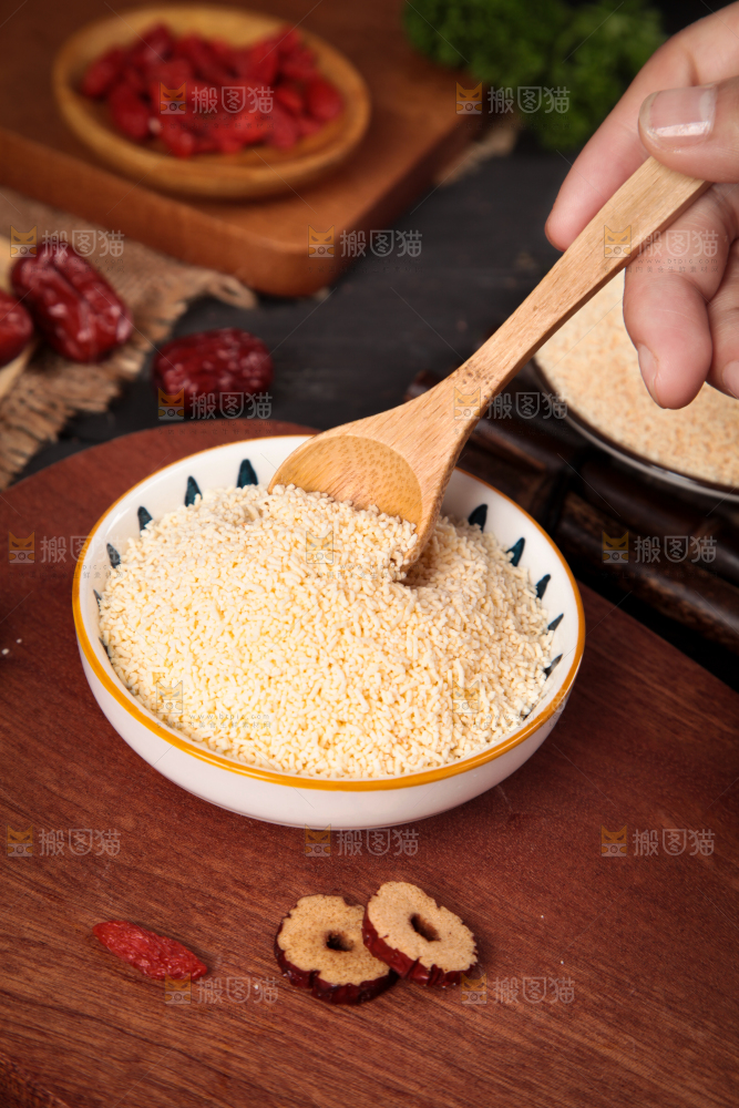 勺子里的葛粉