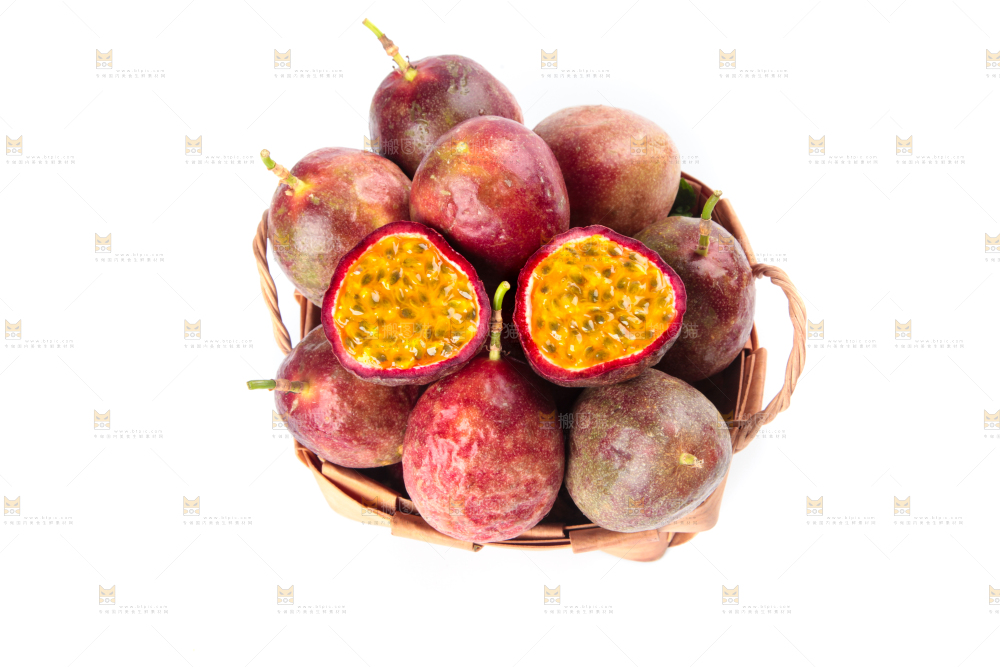 篮子里的广西百香果