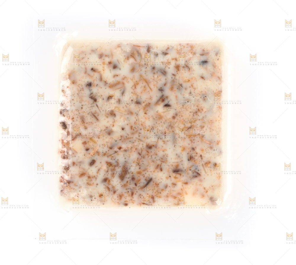 白底上的清汤火锅底料