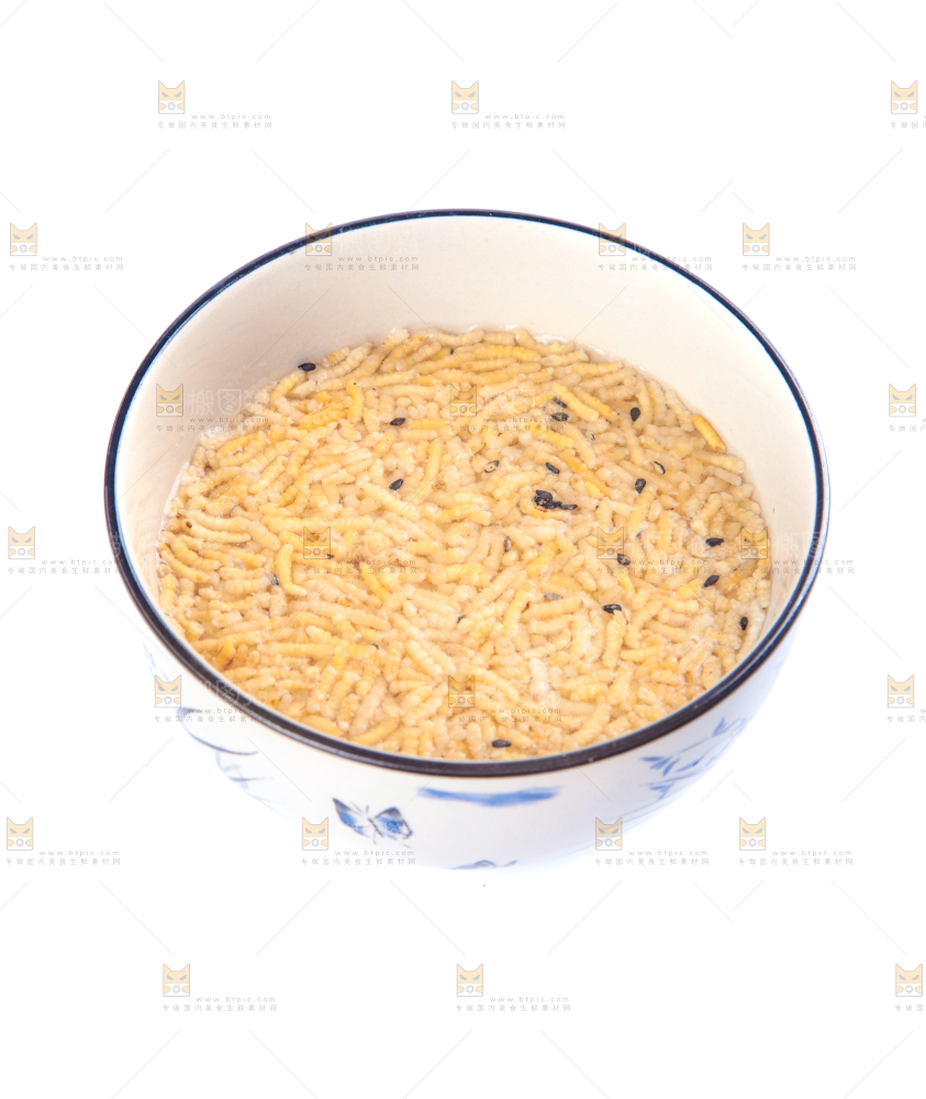碗里泡着炒米