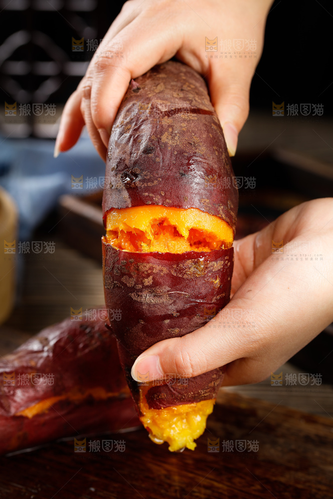 深底上的福建六鳌蜜薯