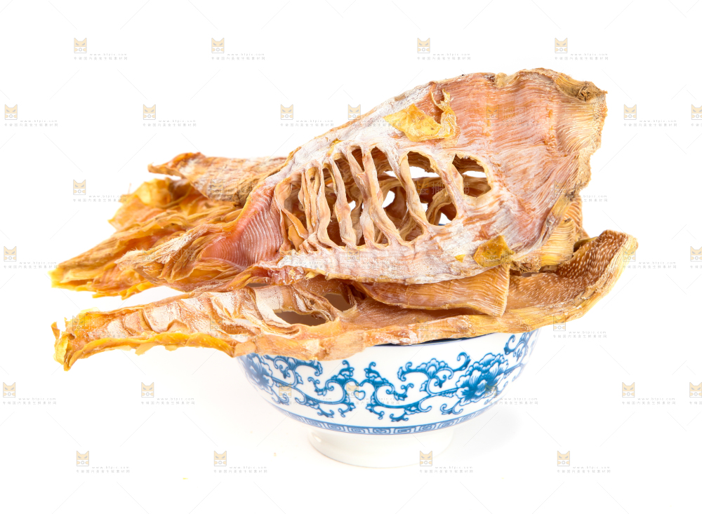 白底上的冬笋片
