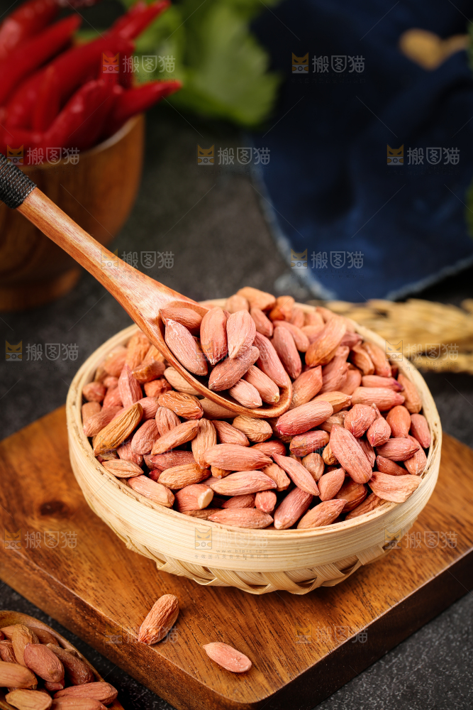 篮子里的养胃干瘪花生米