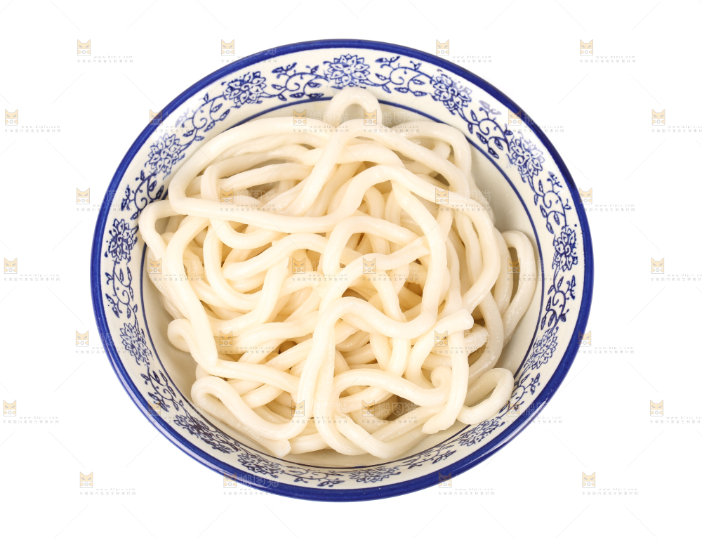 碗里装着乌冬面