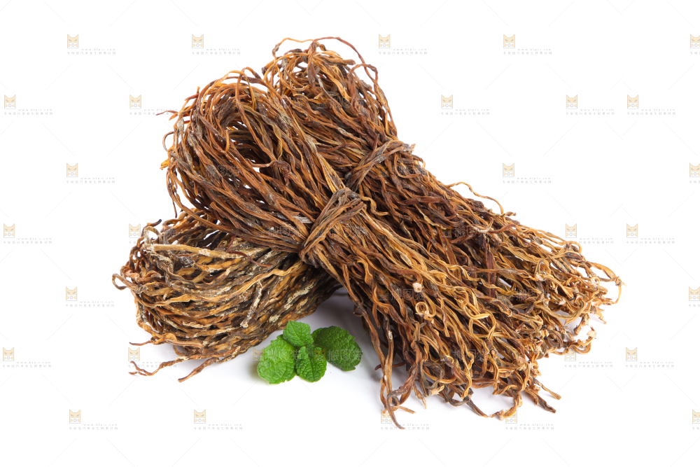 白底上的干豆角