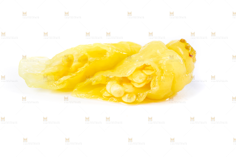 白底上的小米辣椒