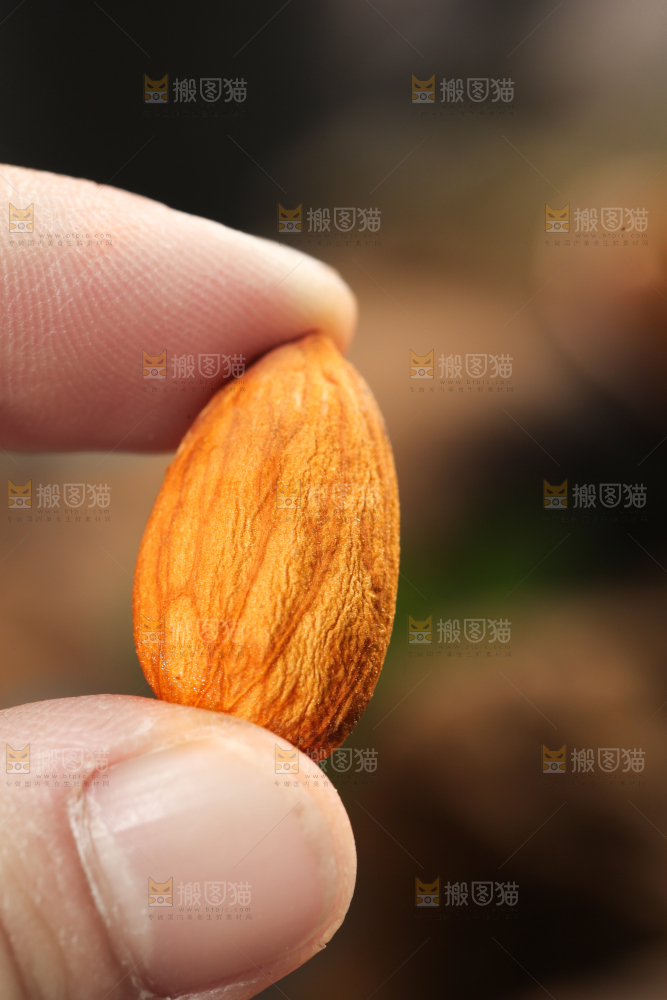 手拿巴旦木