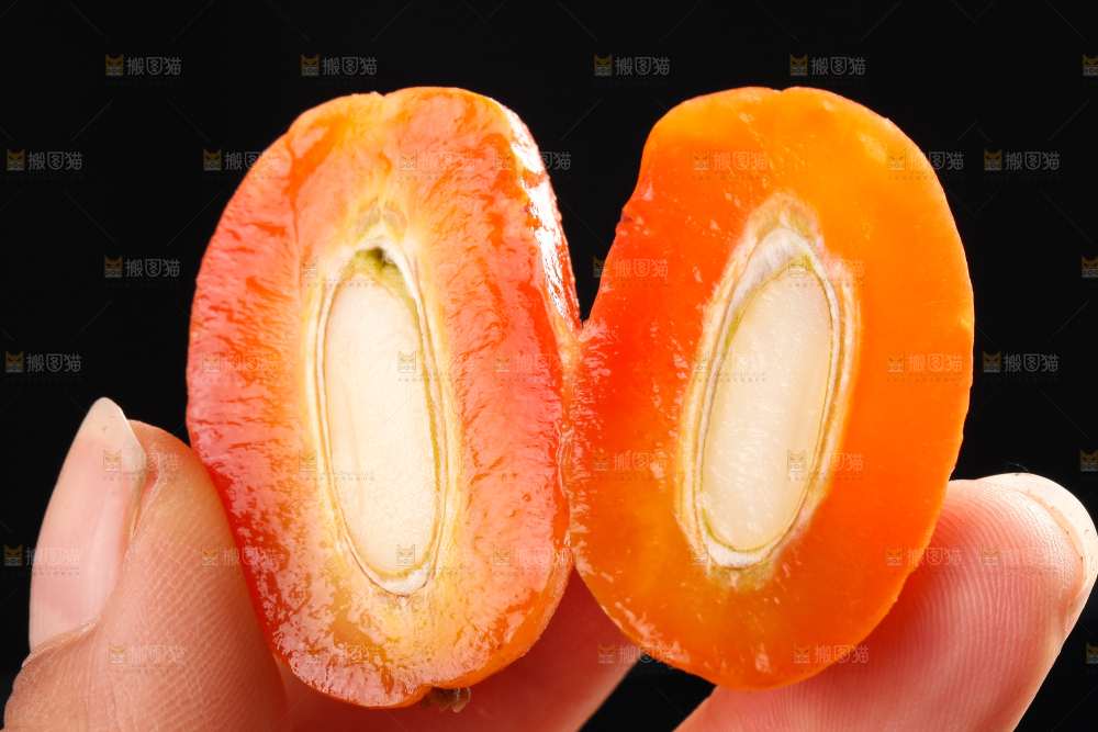 手拿切开的羊奶果