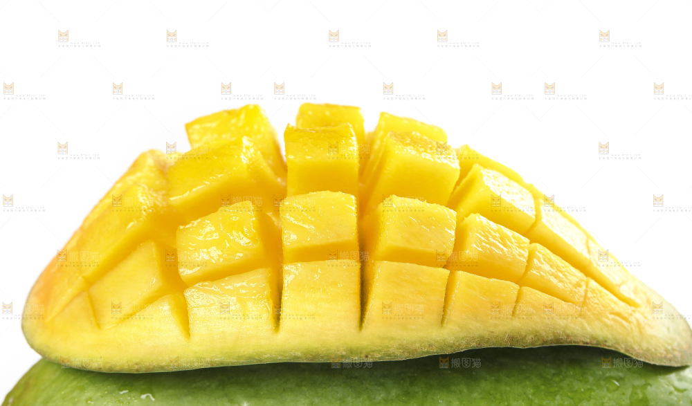 白底上的桂七香芒