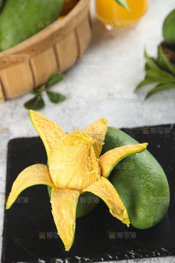 石板上的青皮桂七芒