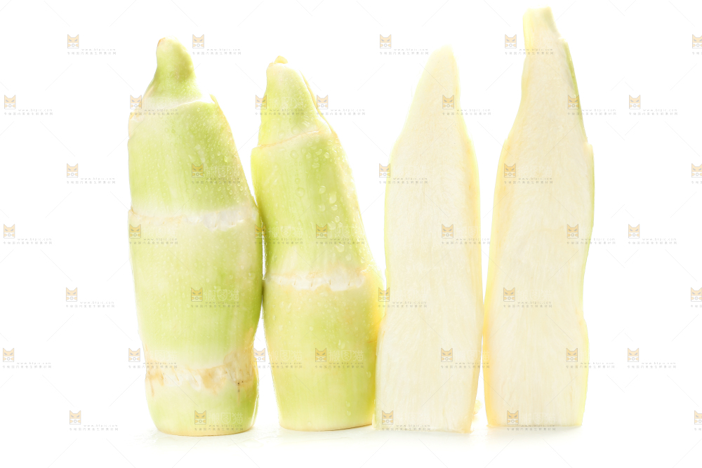白底上的茭白