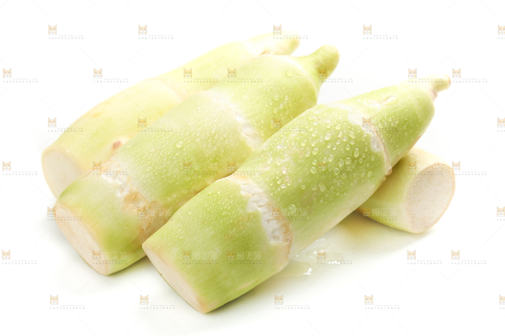 白底上的茭白