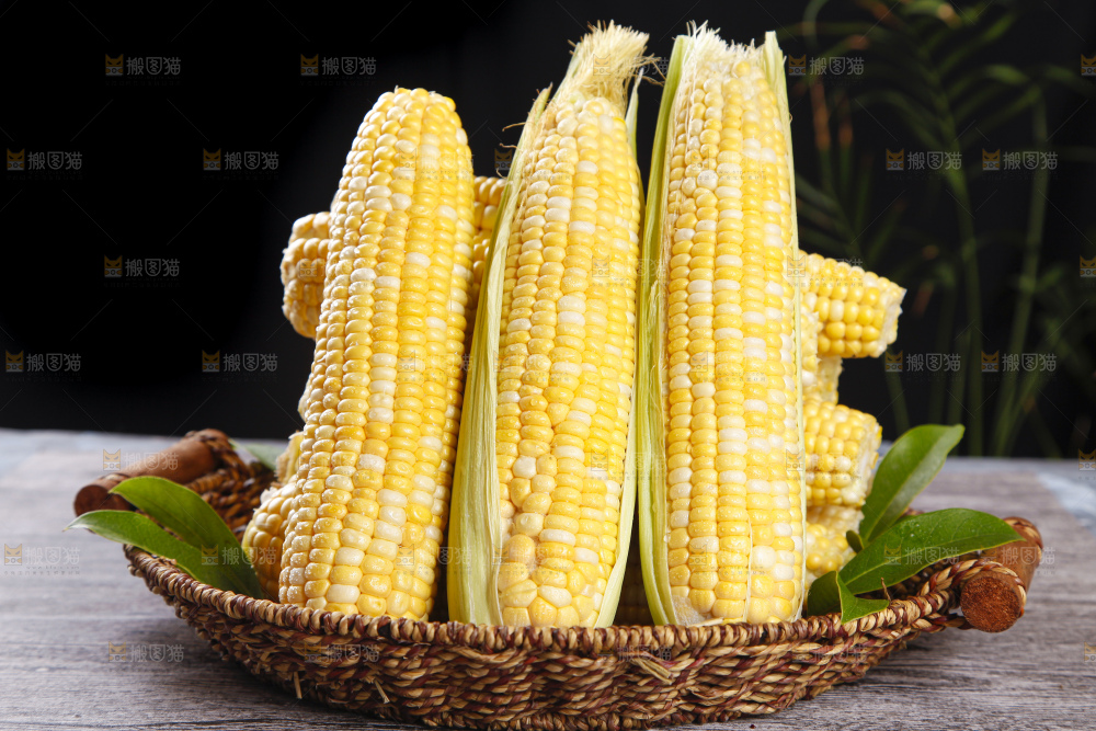 黑底上的云南水果玉米
