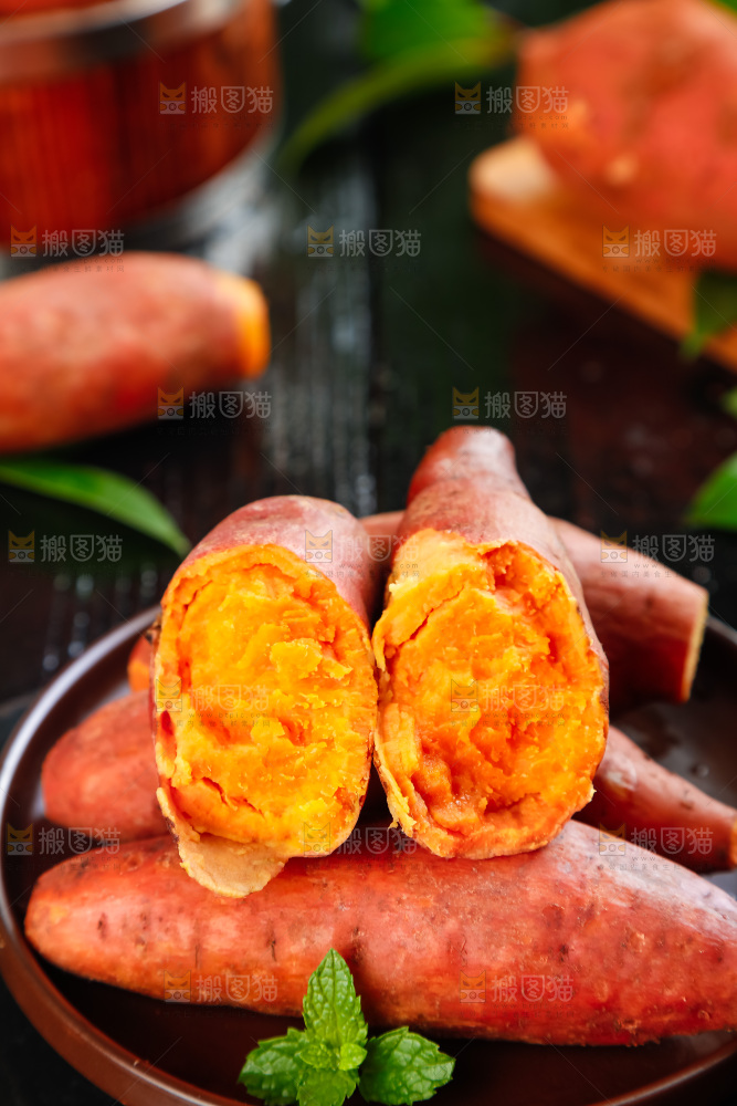 深底上的红心地瓜
