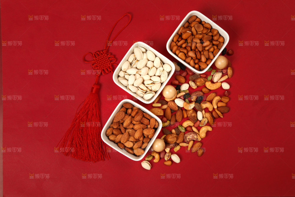 坚果背景素材