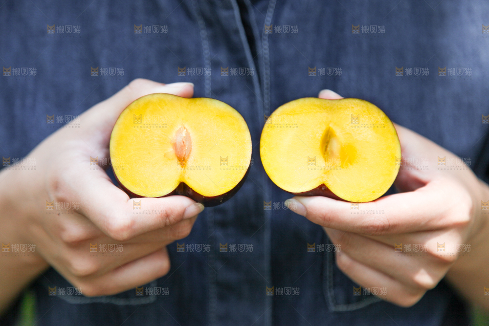 手里拿着黄肉黑布李