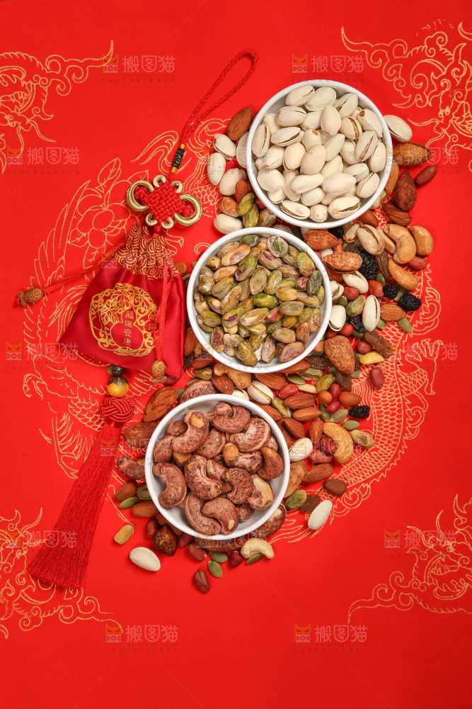 坚果背景素材