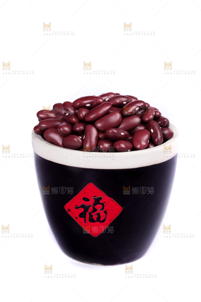 小桶里装着红豆