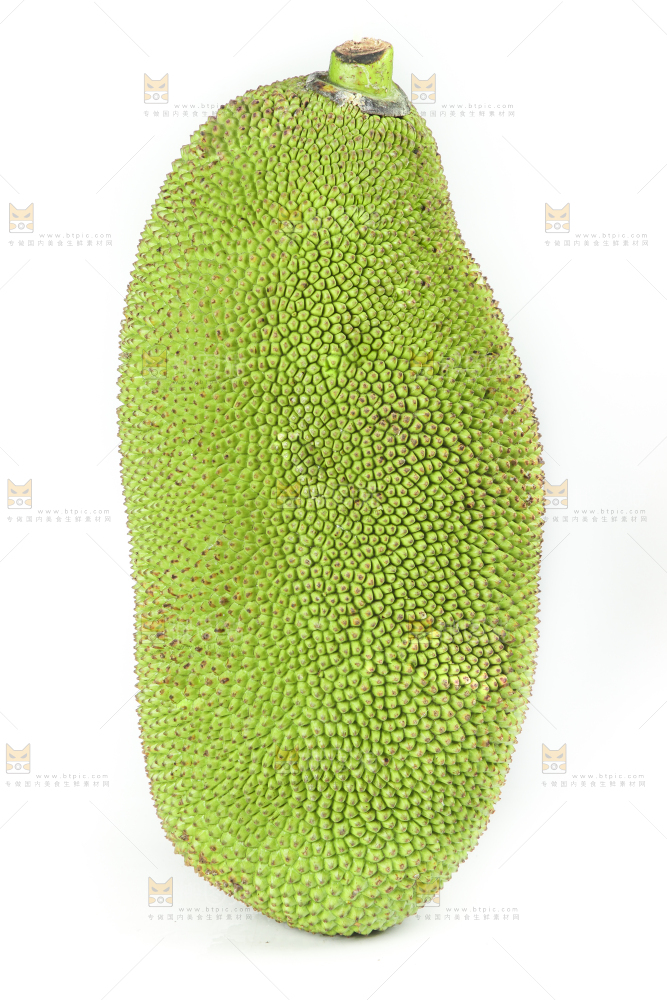 白底上放着菠萝蜜