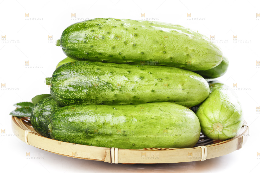 篮子里装着蔬菜黄瓜