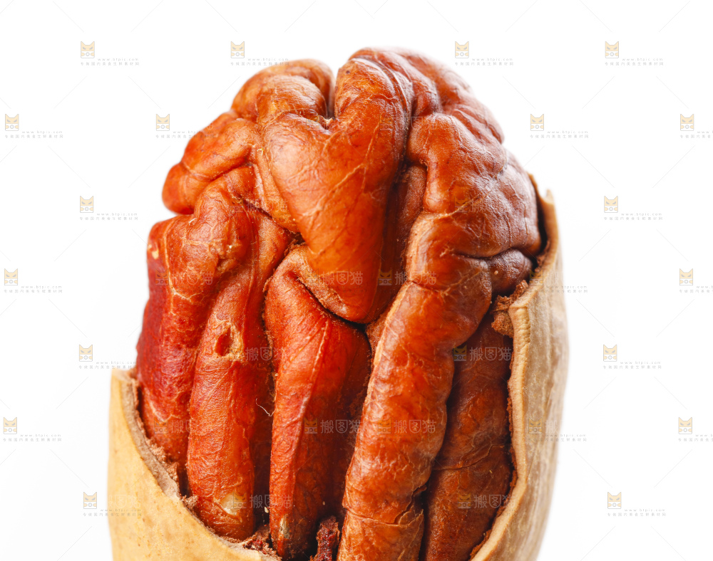 白底上放着长寿果