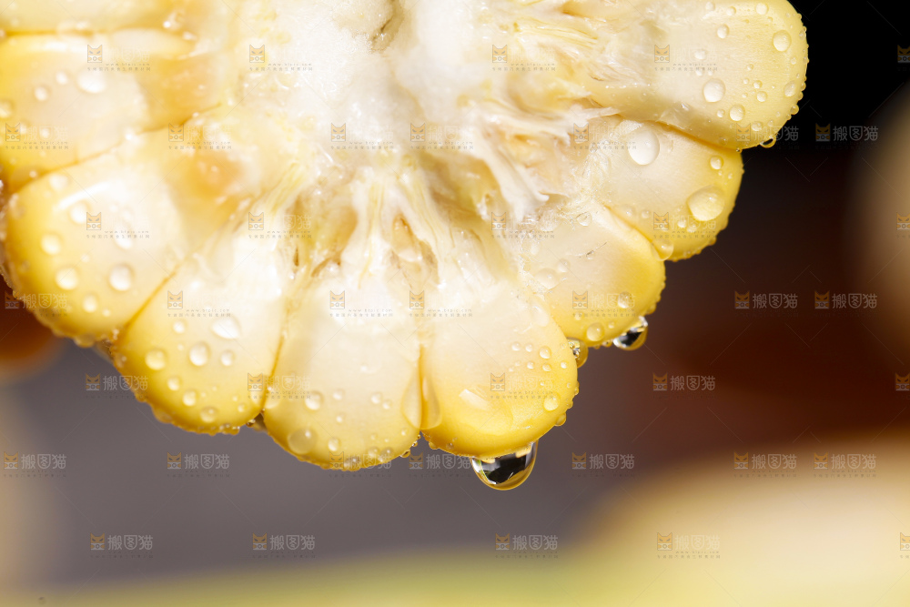 手里拿着水果玉米