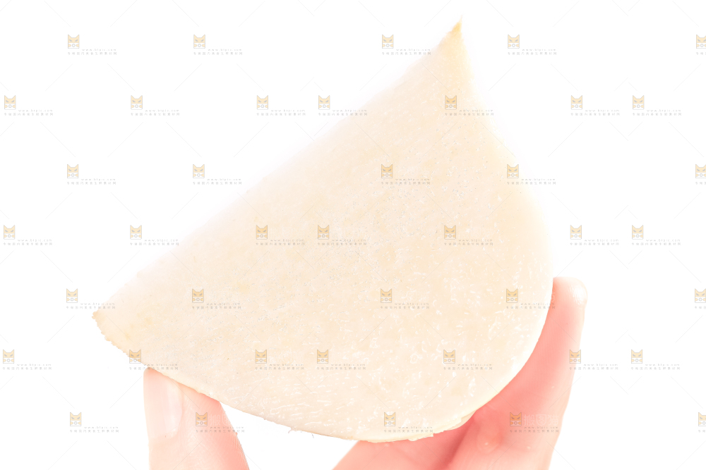 白底上摆放着沙葛