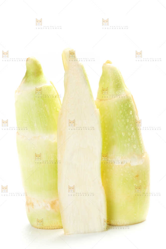 白底上的茭白