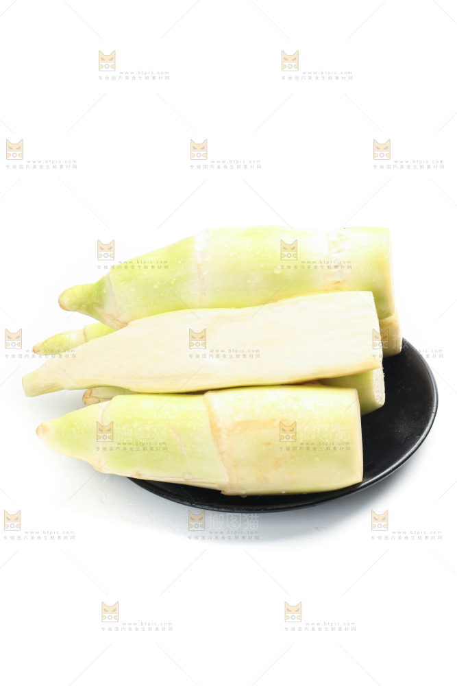 白底上的茭白