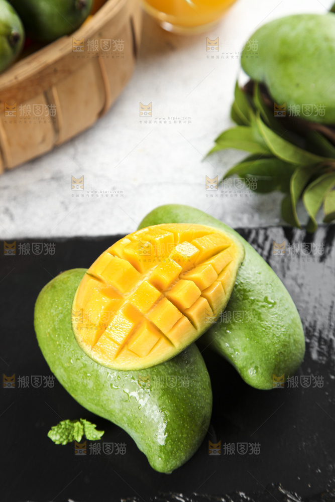 石板上的青皮桂七芒