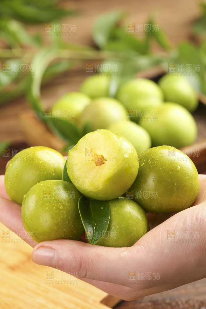 手里捧着脱骨李