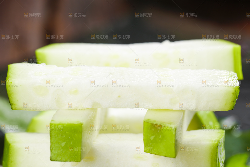 切丝的瓠瓜