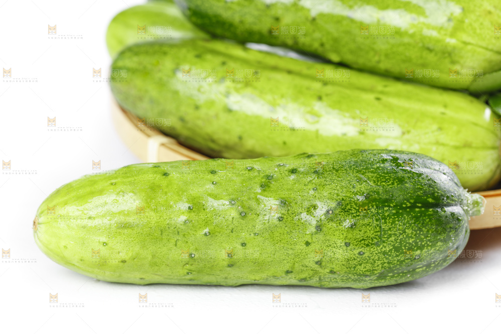 篮子里装着蔬菜黄瓜