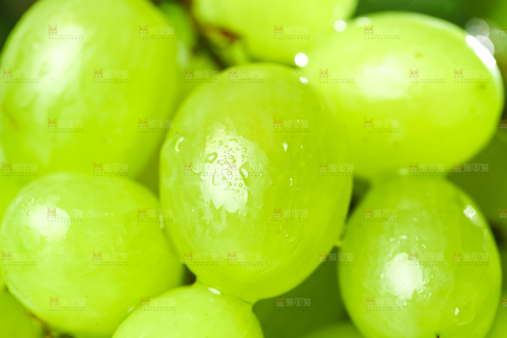 盘子里装着青提