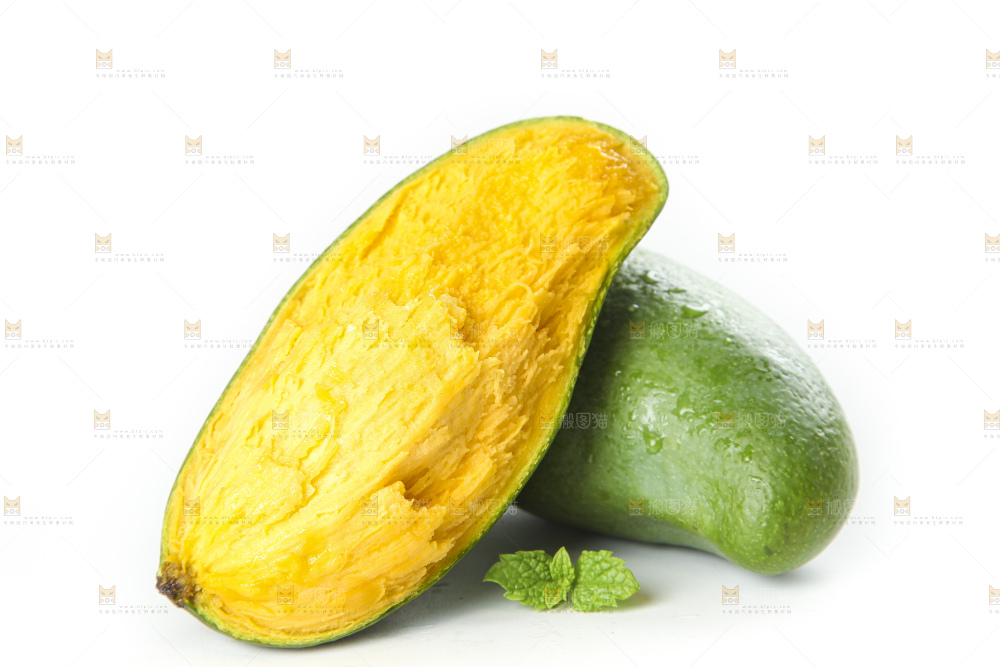 白底上的桂七香芒